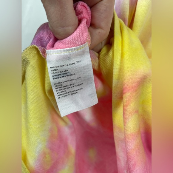 ELODIE TIE DYE CREW NECK T-SHIRT DRESS Size Small NWT - Picture 13 of 17